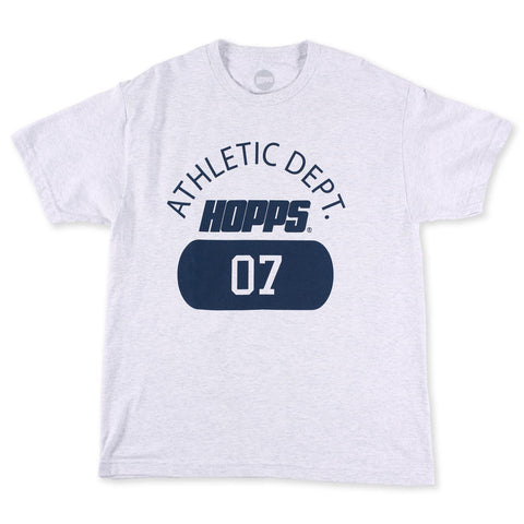 Hopps Skateboards ATHLETIC DEPT TEE ASH