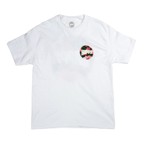 Hopps Skateboards Roses Tee White
