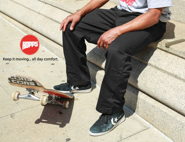 極美品　SAPEur SKATEPAINT CHINO PANTS SAPEur Skate Pants Chino Work Pants Black