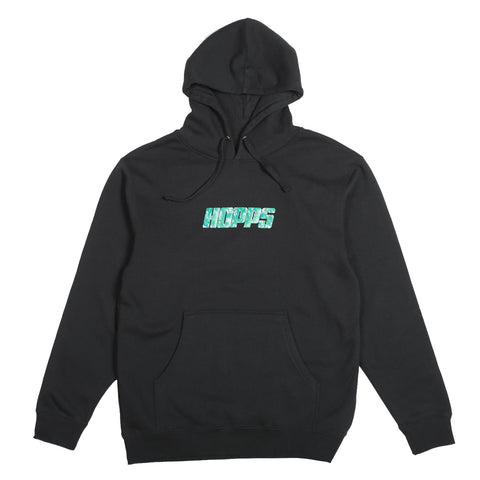 Hopps Skateboards Tiger Camo Pullover Hoodie Black