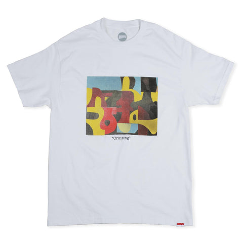 Hopps Skateboards Abstraction Cruising Tee White