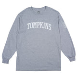 Hopps Skateboards x Quartersnacks Tompkins Long Sleeve Tee Heather Grey