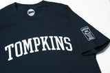 Hopps Skateboards x Quartersnacks Tompkins Tee Navy
