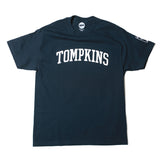 Hopps Skateboards x Quartersnacks Tompkins Tee Navy