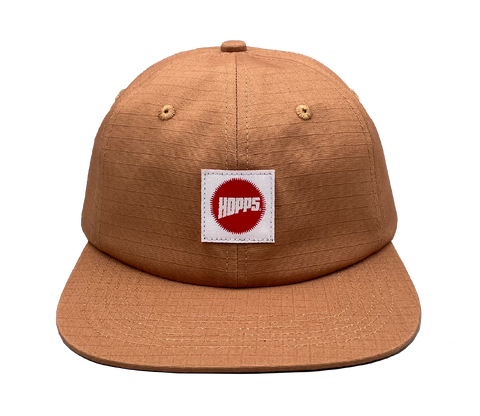 Hopps Skateboards Ripstop Khaki 6 Panel Hat