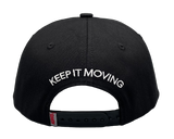 Hopps Skateboards x Quartersnacks Patch Snapback Hat Black