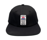 Hopps Skateboards x Quartersnacks Patch Snapback Hat Black