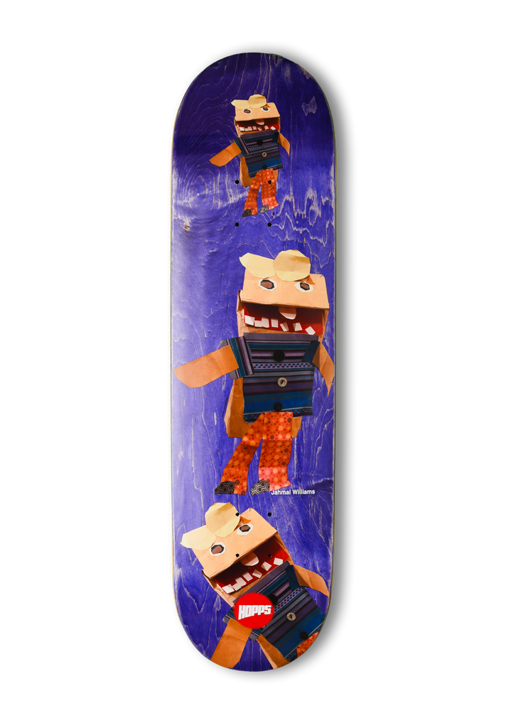 Hopps Skateboards Jahmal Williams Puppet Guy Skateboard Deck