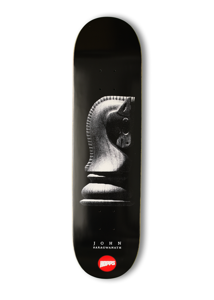 Hopps Skateboards John Baragwanath Chess Skateboard Deck** ♞