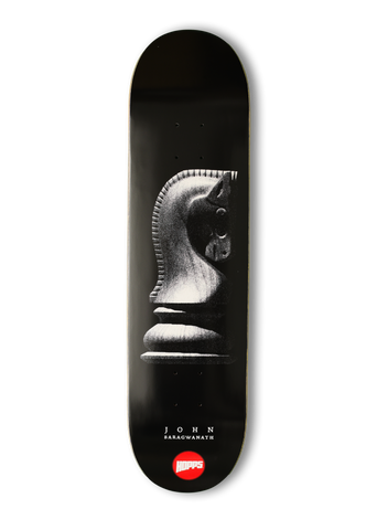 Hopps Skateboards John Baragwanath Chess Skateboard Deck** ♞