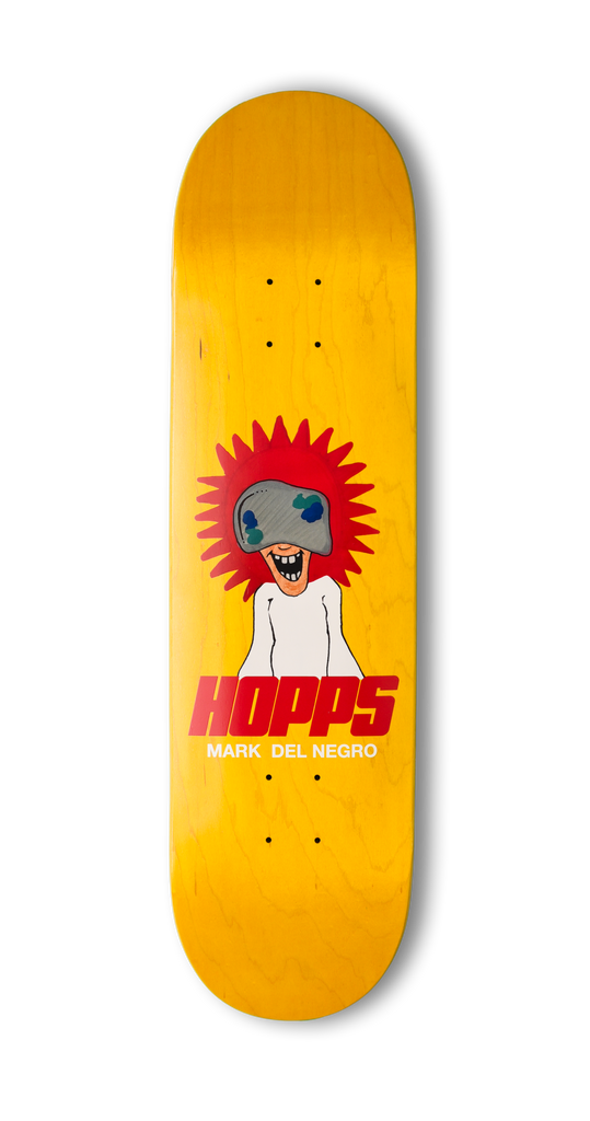Hopps Hopps Skateboards Del Negro Starburst Kid Skateboard Deck