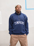 Hopps Skateboards x Quartersnacks Tompkins 3/4 Zip Fleec