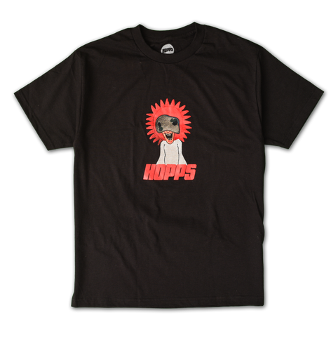 Hopps Skateboards Starburst Kid T-Shirt Black