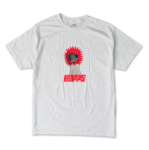 Hopps Skateboards Starburst Kid T-Shirt Ash