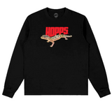 HOPPS GECKO LONGSLEEVE TEE BLACK